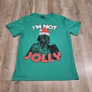 Star Wars Darth Vader I'm Not Jolly Graphic Tee Shirt Mens Size Large